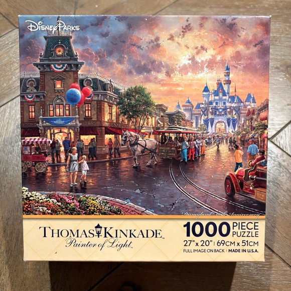 Thomas Kinkade Other - Thomas Kinkade Disney Parks Exclusive Puzzle Disneyland 60th Anniversary